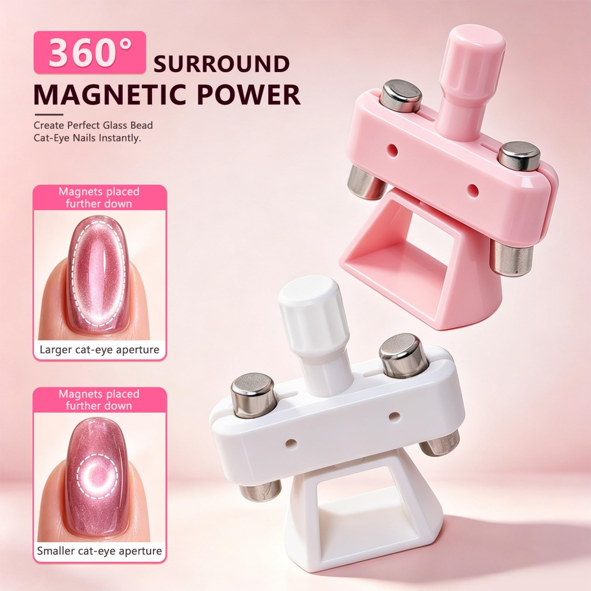 Nail Art Full Color - Nail Cat Eye Magnet Set Nail