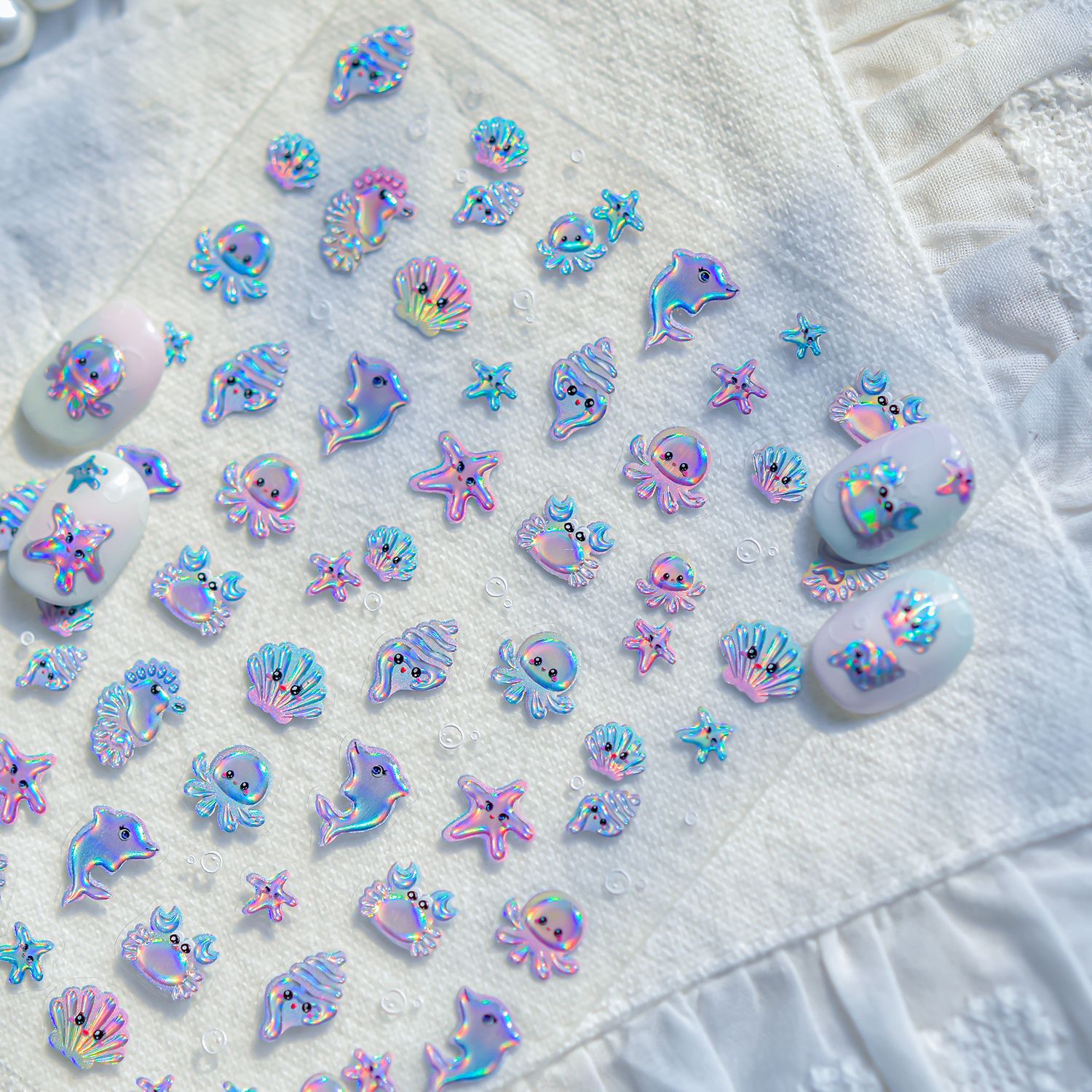 Nail Art Zelda - Ocean Jelly Nail Art Stickers Cute