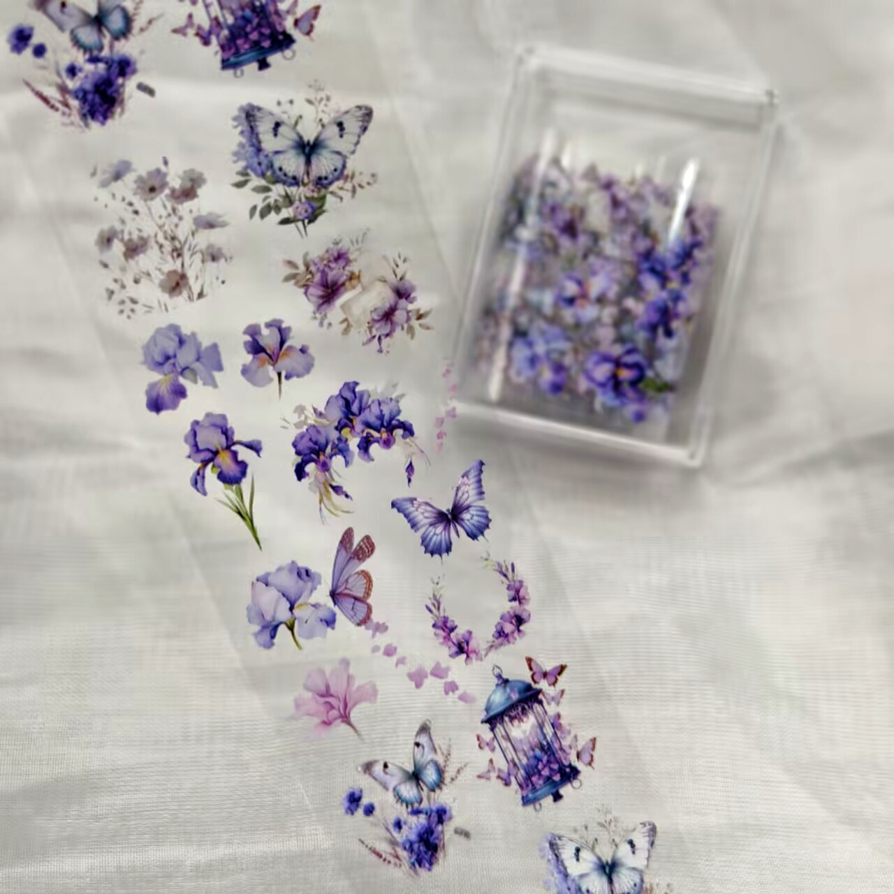 1Pc 100cm Flower Nail Foils fo - Nail Foil Transfer ulasan dan harga