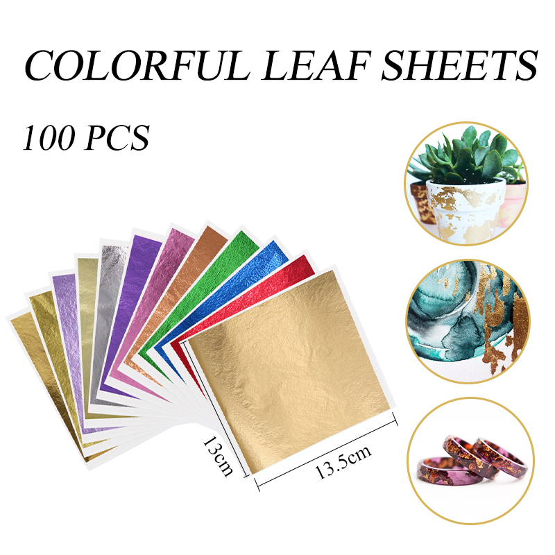 13x13.5cm Black Foil Paper Gol - Nail Foil Transfer ulasan dan harga