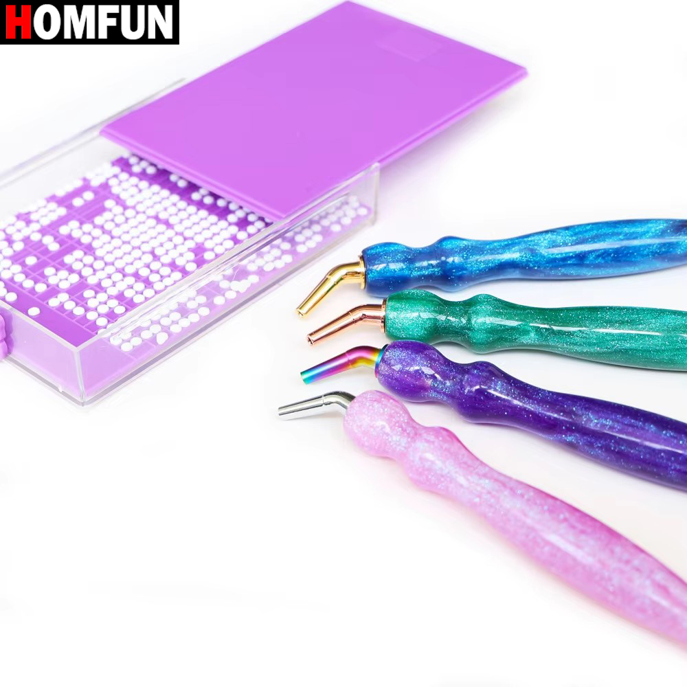 HOMFUN 5D Diamond Painting Pen - Nail Art Full Color ulasan dan harga