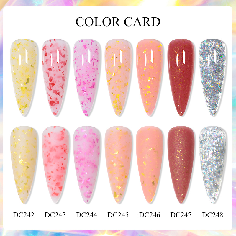 Mtssii 7ML Pink Glitter Quick  - Nail Foil Transfer ulasan dan harga