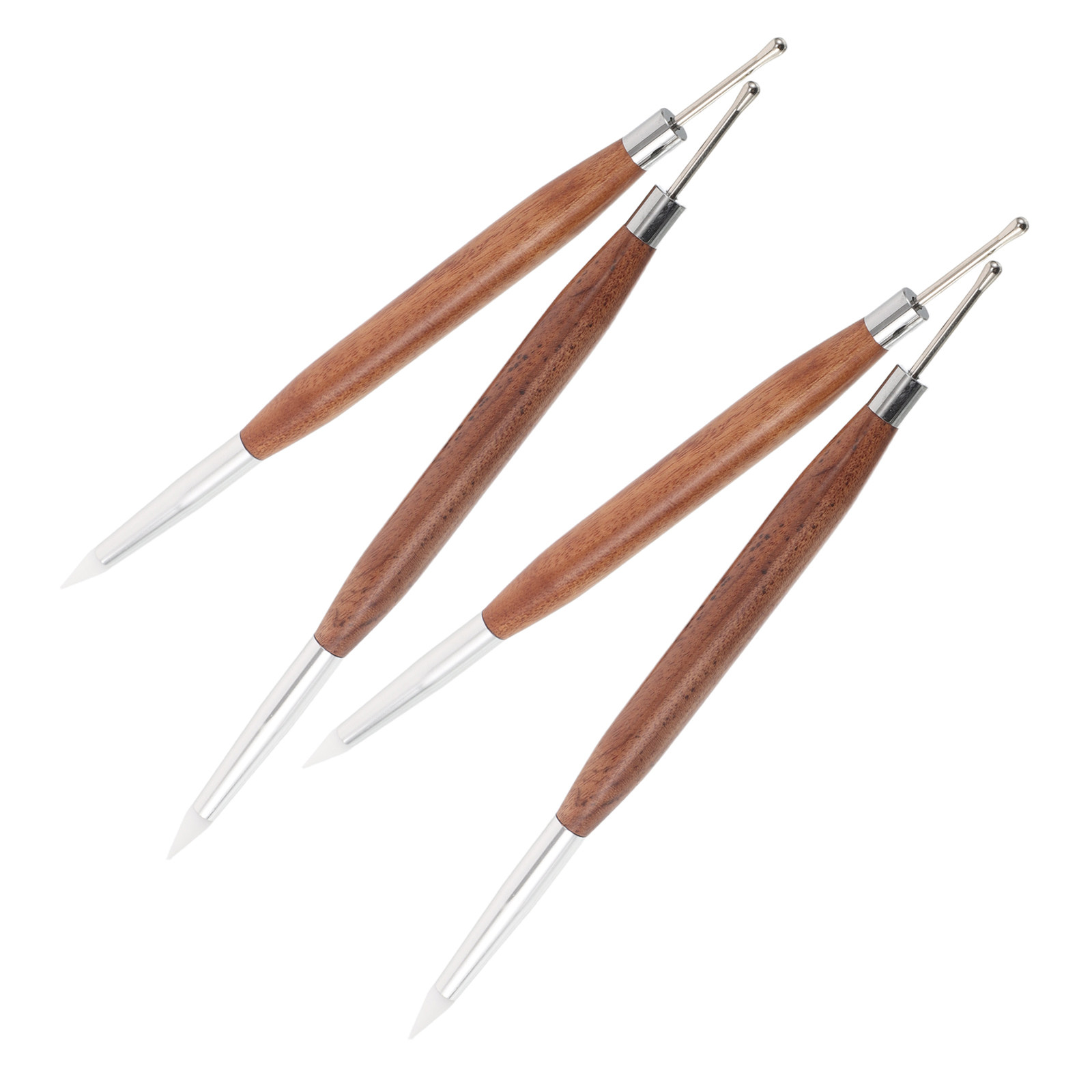 2Pcs Nail Art Liner Brushes Do - Nail Art Dotting Tool ulasan dan harga