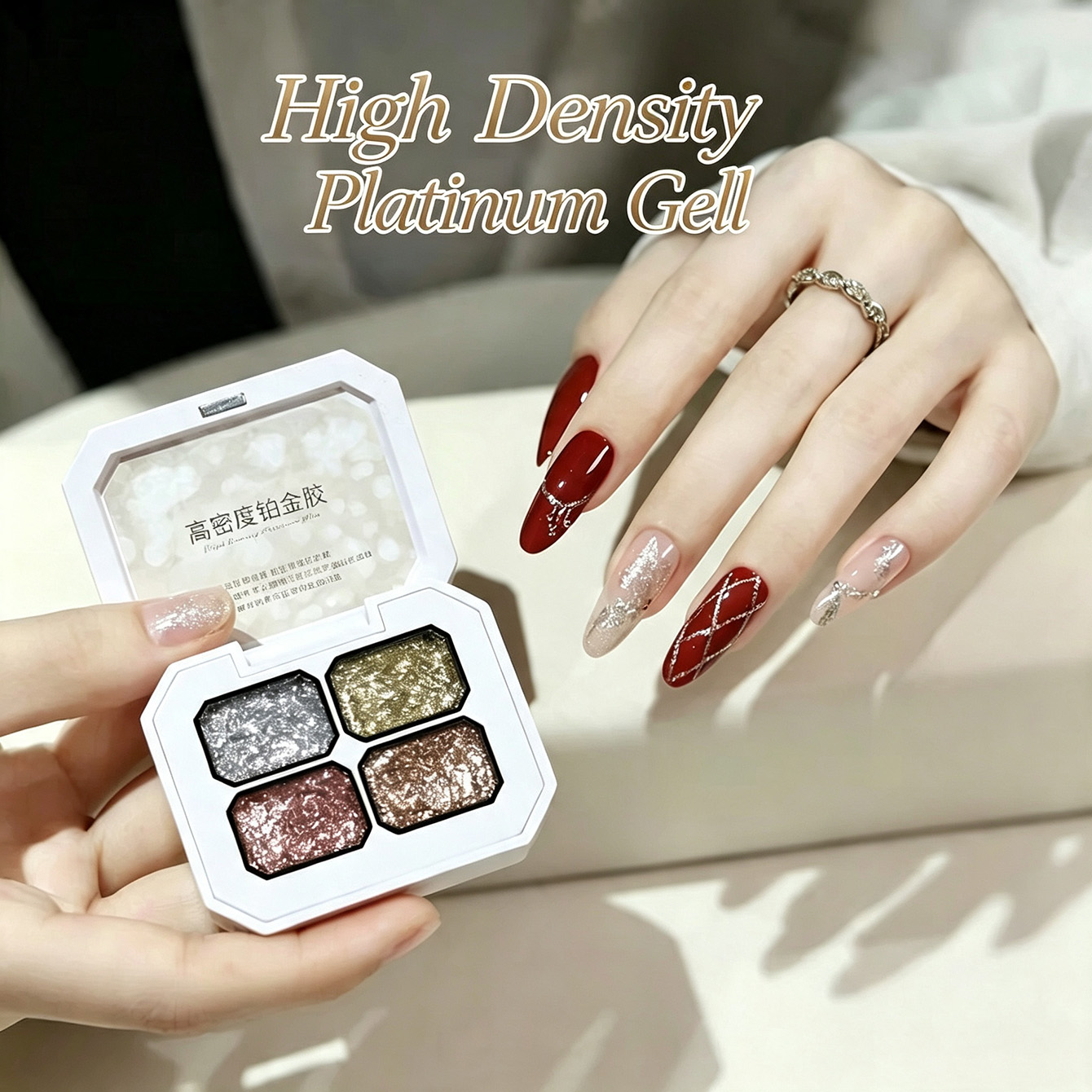 MIANEL Chunky Foil Platinum Na - Nail Foil Transfer ulasan dan harga
