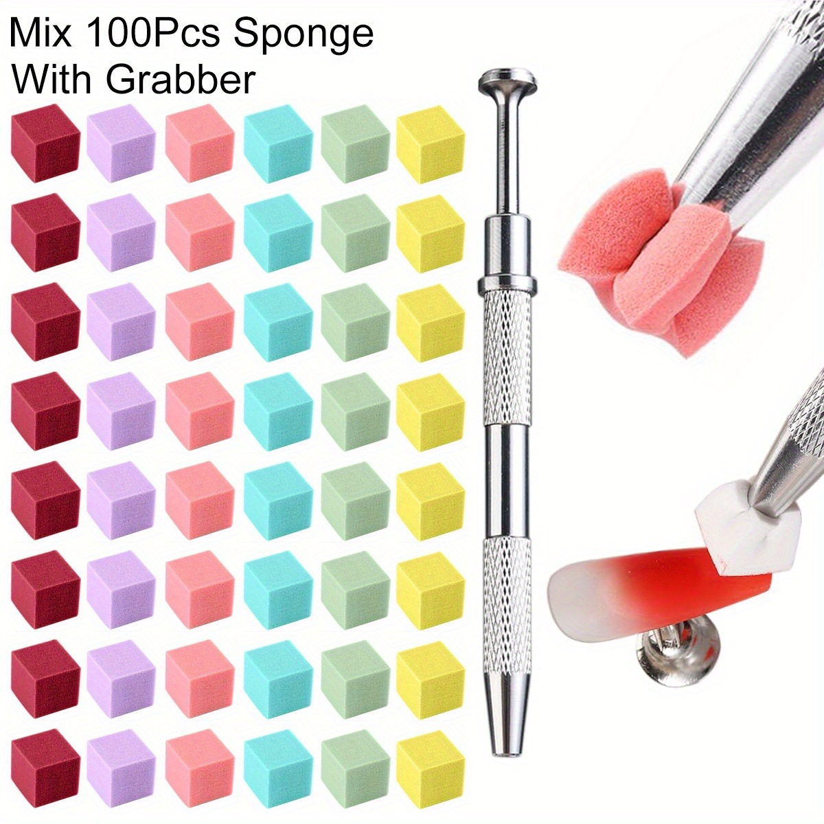 1/50/100Pcs Square Nail Art Sp - Nail Art Full Color ulasan dan harga