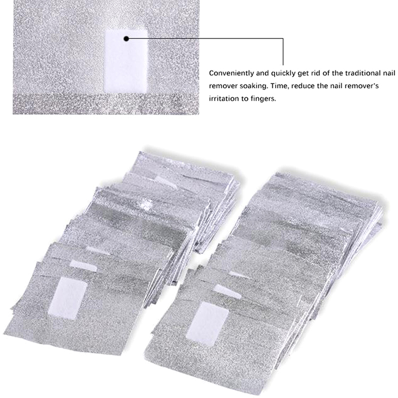 100Pcs/Box Nail Art Foil Polis - Nail Foil Transfer ulasan dan harga