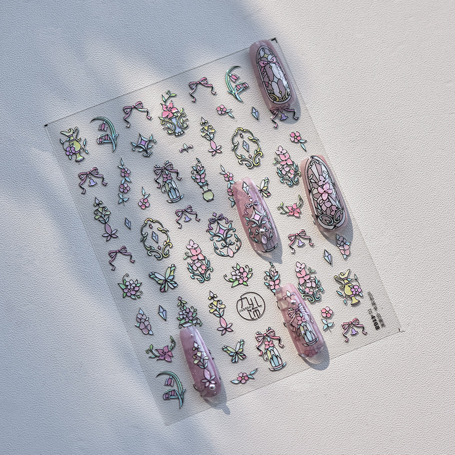 1piece 5D Glass Fragment Nail  - Nail Art Zelda ulasan dan harga
