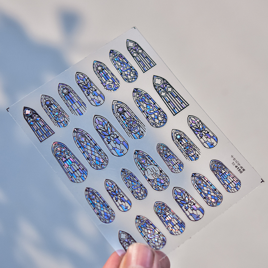 1piece 5D Glass Fragment Nail  - Nail Art Zelda ulasan dan harga