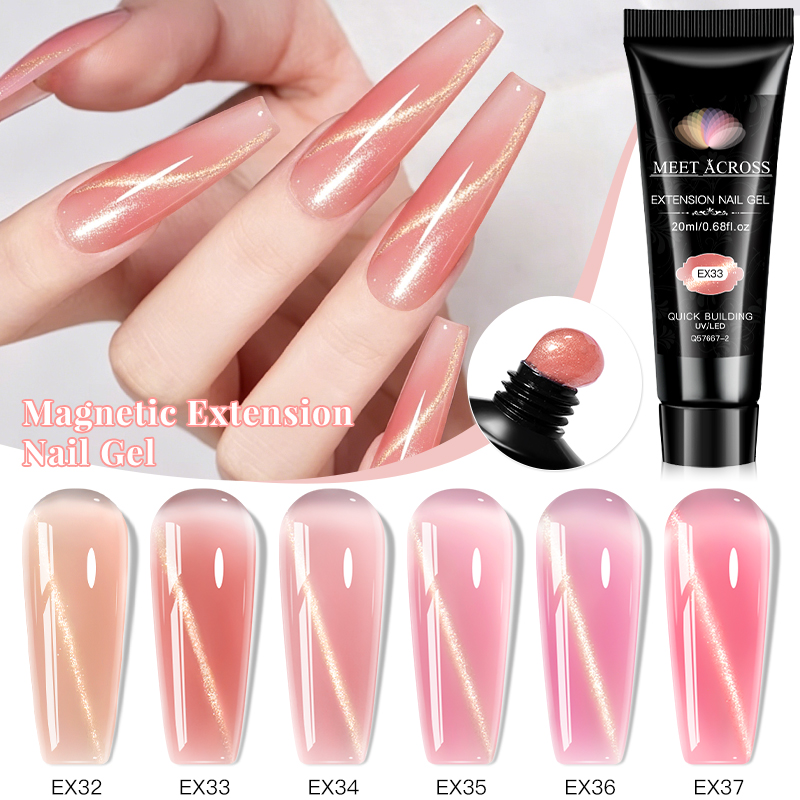 20ml Nude Pink Magnetic Cat Ey - Nail Art Extension Cat Eye ulasan dan harga